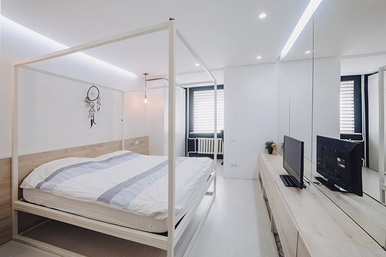 Loft style apartment para sa isang batang ilang, 70 m2