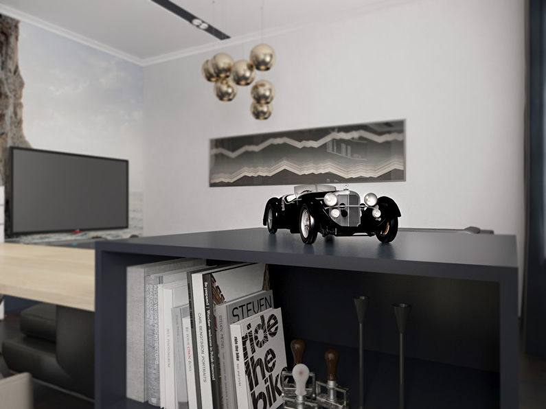 Noir & Blanc: Studio 52 m²