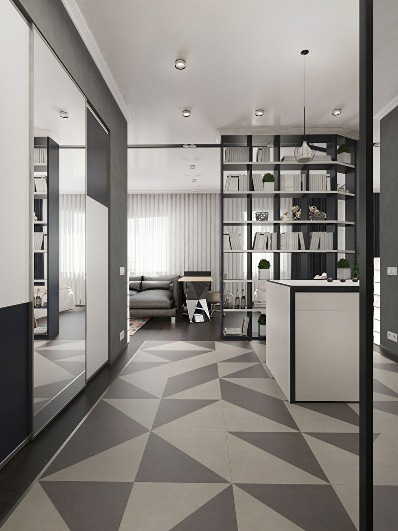 Crno-bijelo: Studio apartman 52 m²