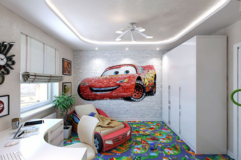 Design malého dětského pokoje 9-10 m2. - Foto