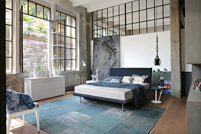 Loft Style Bedroom Design - Decoração e Têxtil