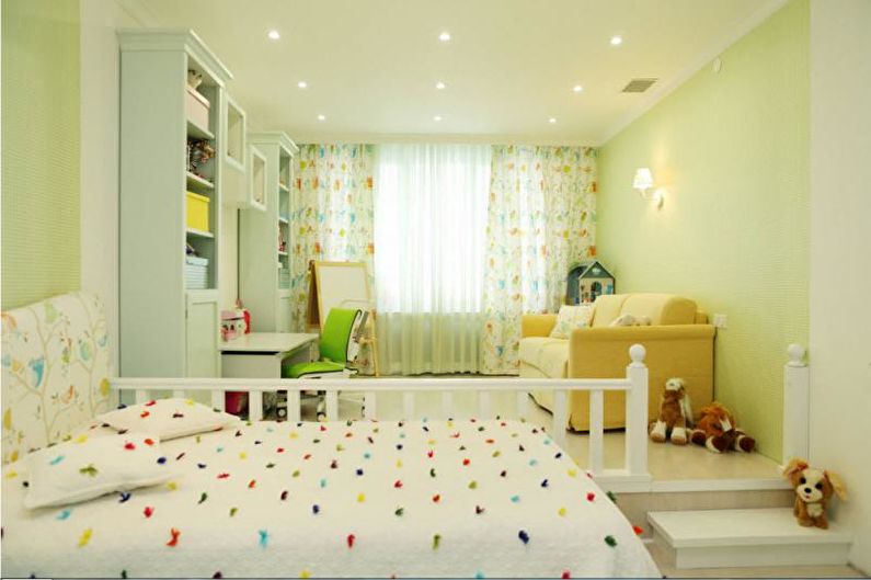 Färgkombinationer i det inre av ett barns rum - Hur man väljer färgscheman