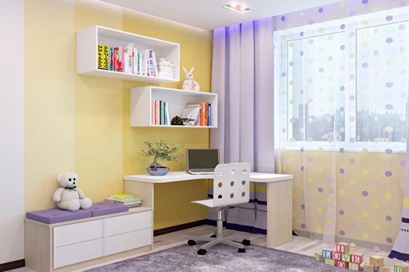 Krāsu kombinācijas bērna istabas interjerā - kā neiekļūt stereotipu slazdā