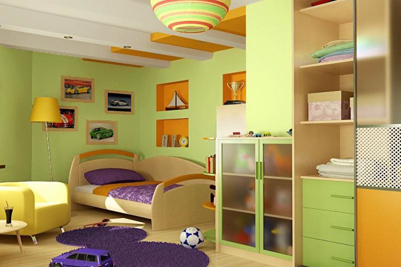 Färgkombinationer i det inre av ett barns rum - Hur man inte faller i stereotypens fälla