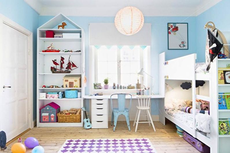 Комбинација боја у унутрашњости дечије собе - фотографија