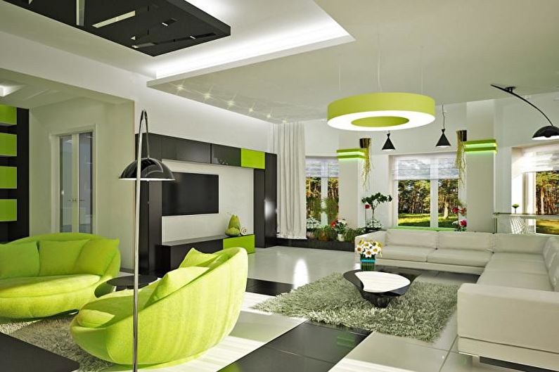 Το εσωτερικό του εξοχικού σπιτιού ή της εξοχικής κατοικίας - Color Solutions