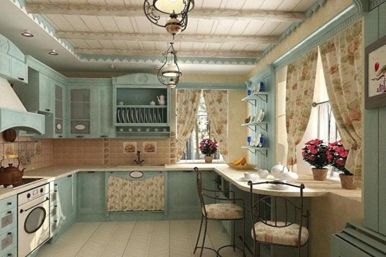 Cottage hoặc nhà ở nông thôn theo phong cách Provence - Thiết kế nội thất