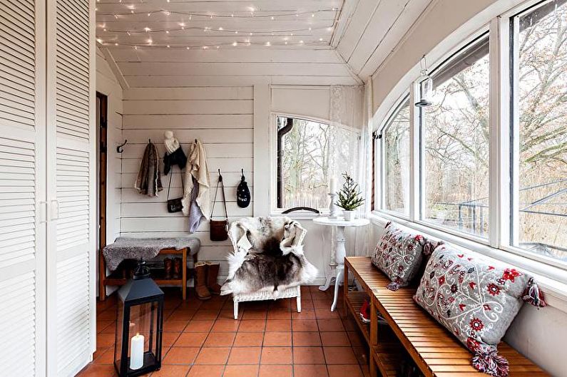 Casa de campo o casa de campo escandinava - Diseño de interiores