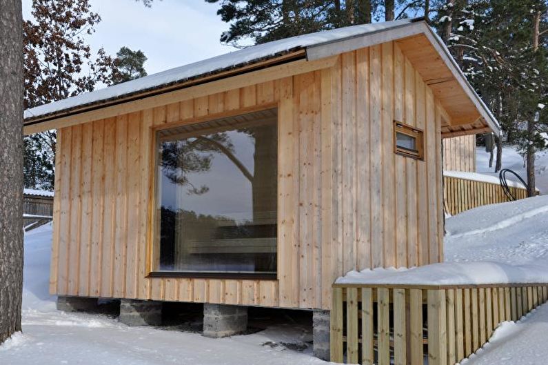 Скандинавска сеоска кућа - прозори и врата