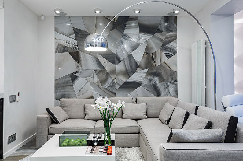 Interiér luxusného apartmánu minimalizmu - foto 1