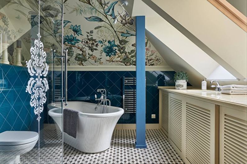 Vannas istabas dizains 2018 - mēbeles un santehnika