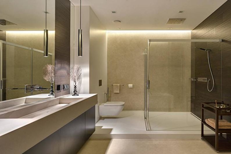 Design de interiores de um banheiro 2018 - foto