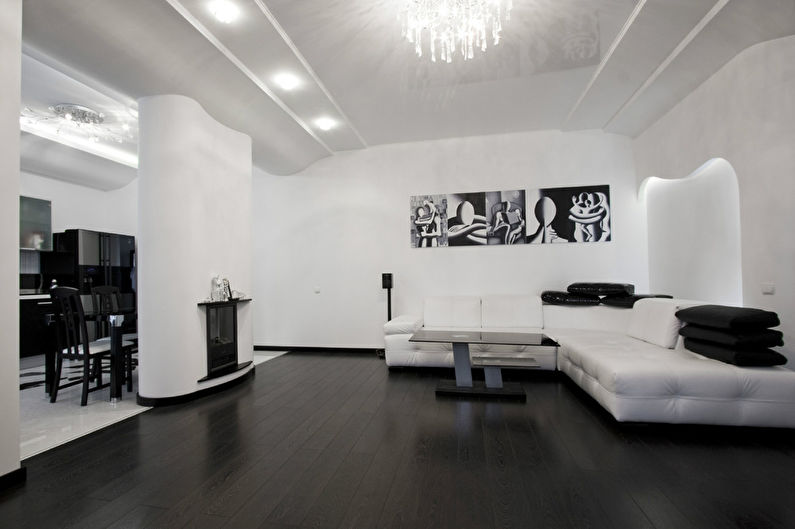Appartamento in bianco e nero - foto 3
