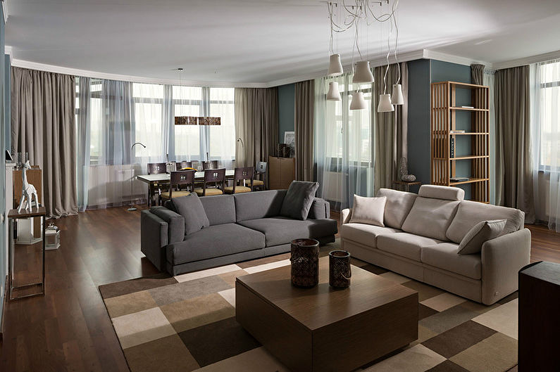 Appartement design à Kiev, 130 m2