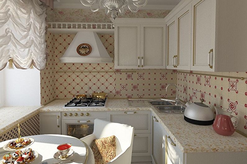 Bucătărie - apartament de design clasic
