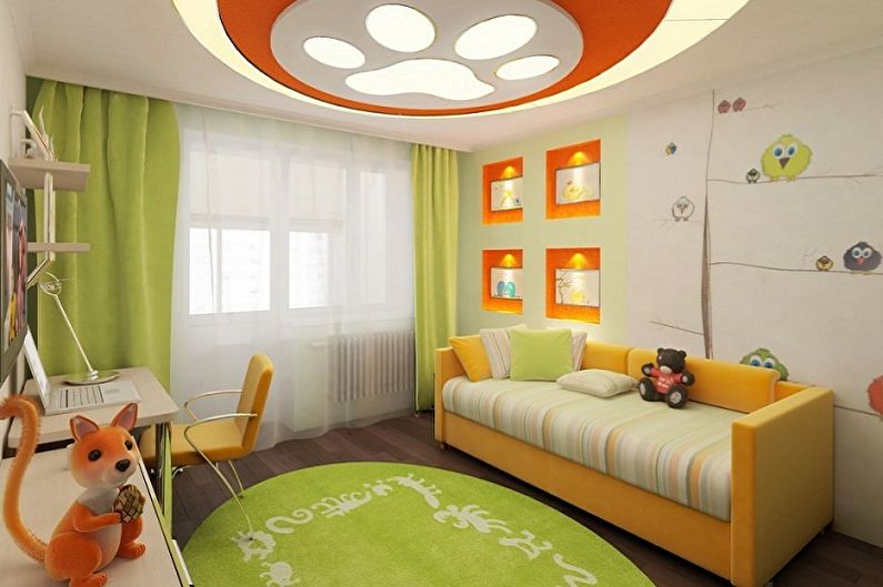 Функции за дизайн на малки стаи за деца
