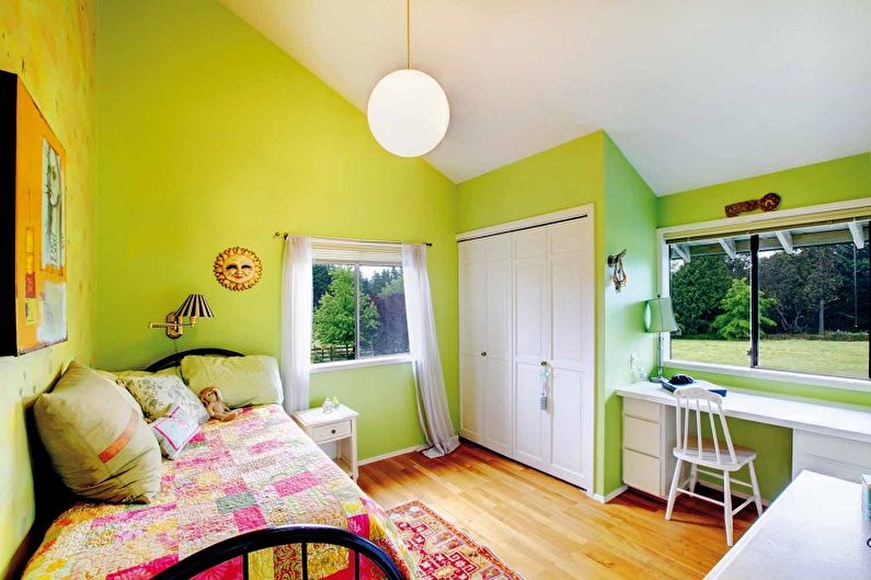 Small Kids Room Design - Ceiling Finish