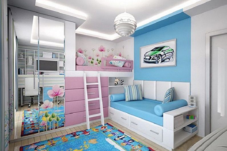 Проектирайте стая за дете в начално училище