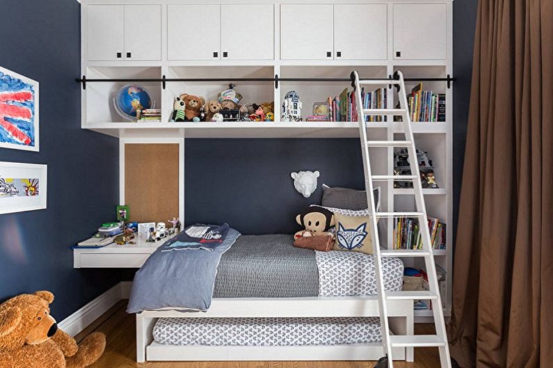 Design de interiores de um quarto infantil pequeno - foto
