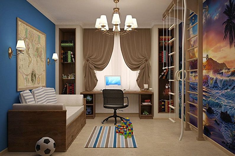 Návrh interiéru malého dětského pokoje - foto