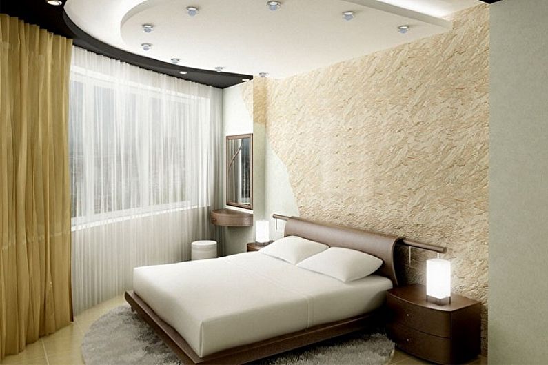 Dizajn interijera male spavaće sobe - fotografija