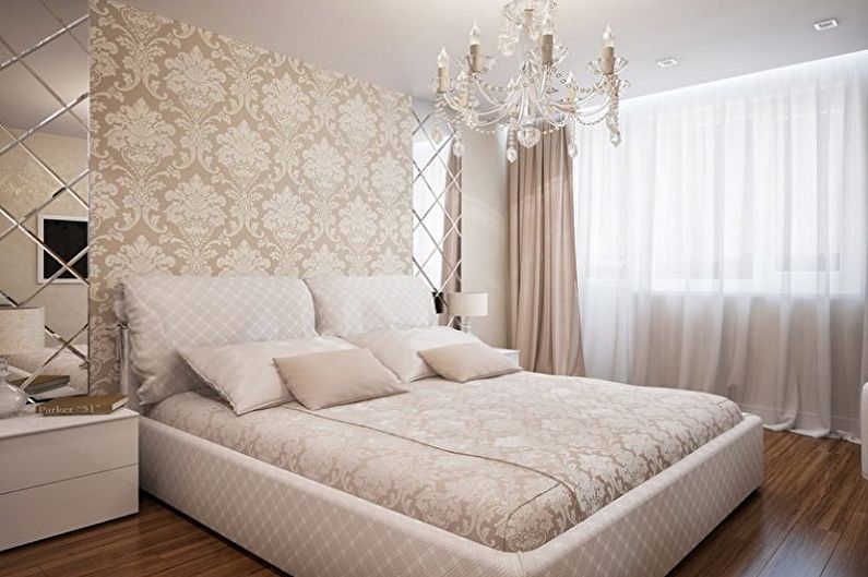 Интериорен дизайн на малка спалня - снимка