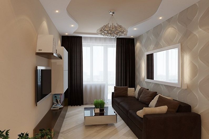 Dizajn obývacej izby - nábytok