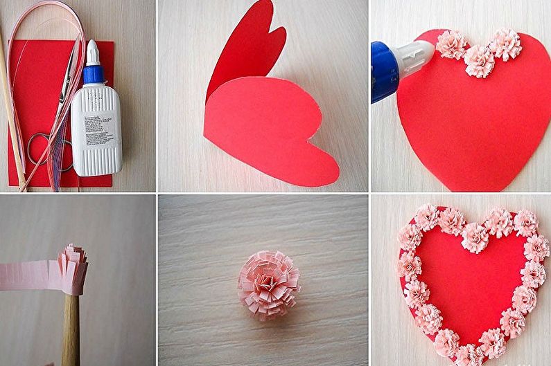 DIY gift for February 14 - Valentine's card