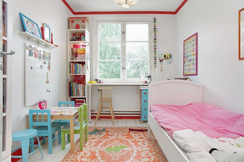 Habitación infantil pequeña (90 fotos): ideas de diseño