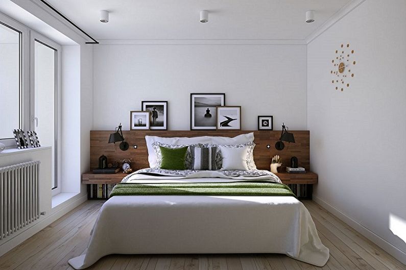 ห้องนอนเล็ก (90 ภาพ): แนวคิดการออกแบบ