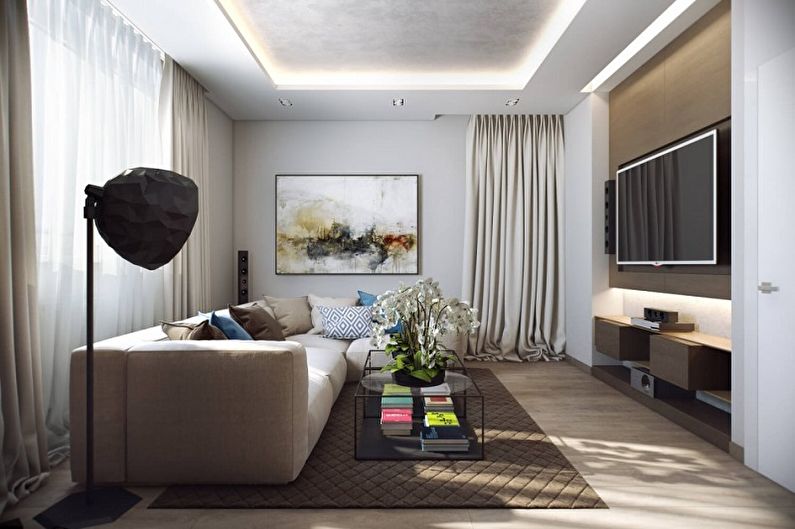 Design obývacího pokoje 12 m² (90 fotografií)