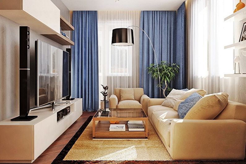 Design of a small living room (80 photos)