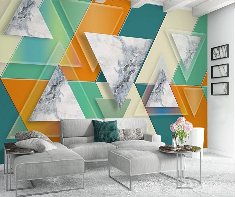Fashionable wallpapers for walls 2020