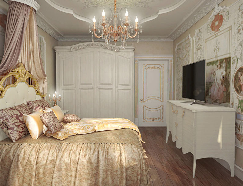 Luksuzni klasik: Interijer spavaće sobe