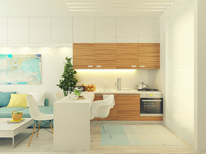 Seasmall: Дизайн на апартаменти 29 кв.м.