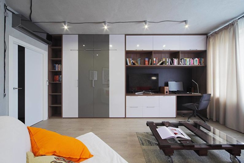 Beton: Interiér bytu ve stylu podkroví