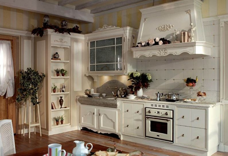 Прованс стил в интериора на кухнята