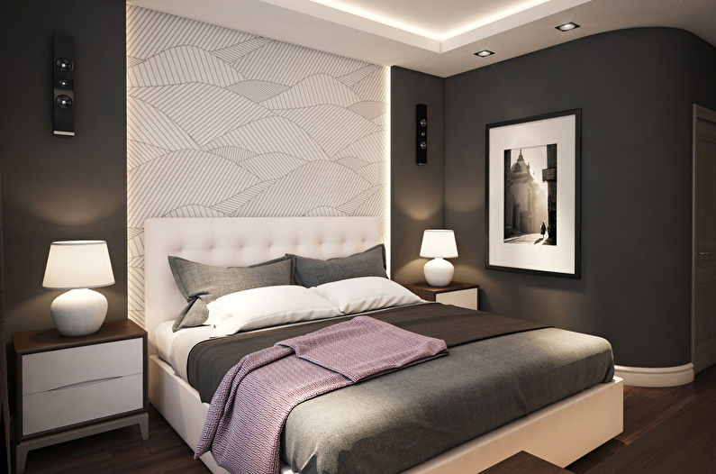 Ресни: Спалня в модерен стил