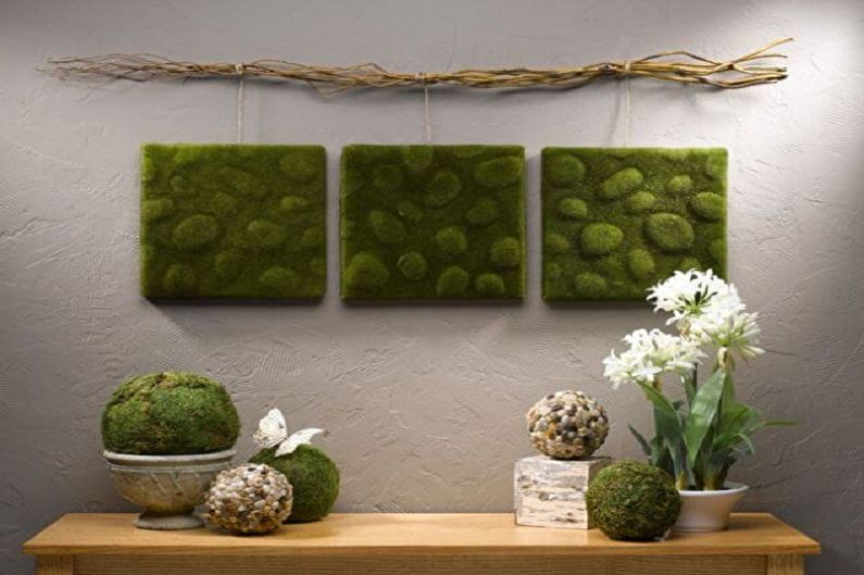 DIY fali dekoráció - növények