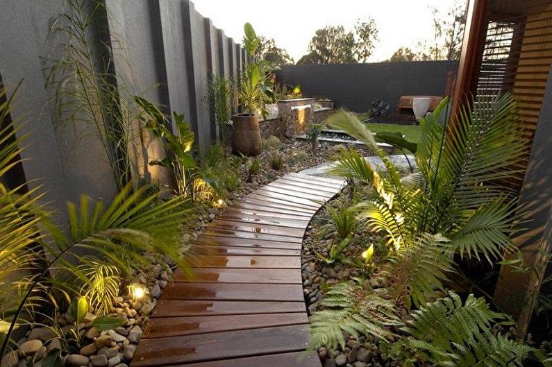 DIY Garden Paths - Boards