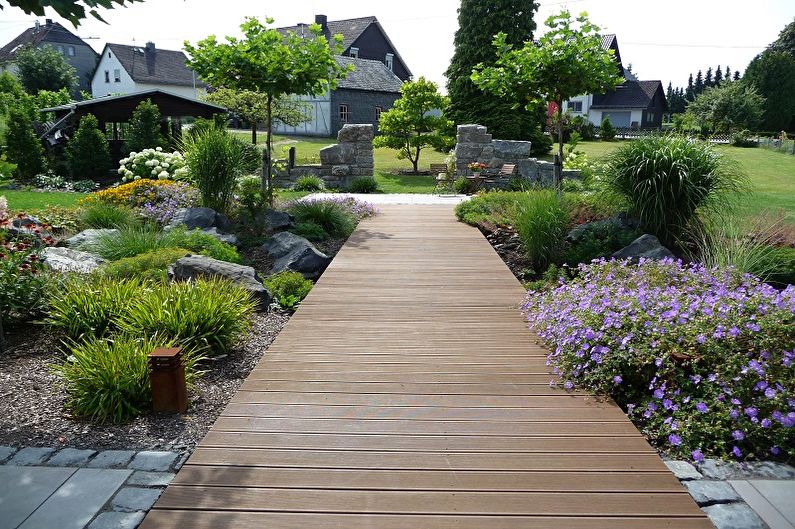 DIY kerti ösvények - kerti padló