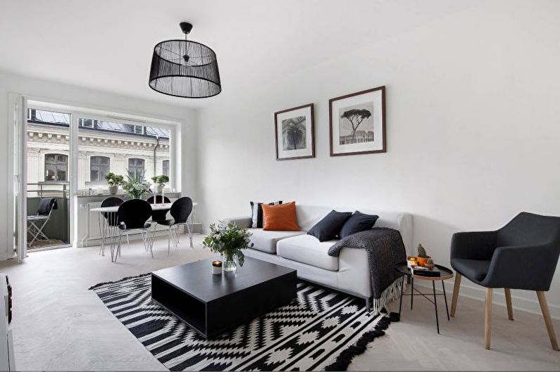 Living Room Design 2018 - Couleurs monochromes
