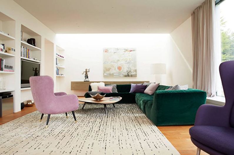 Diseño de interiores sala de estar 2018 - foto