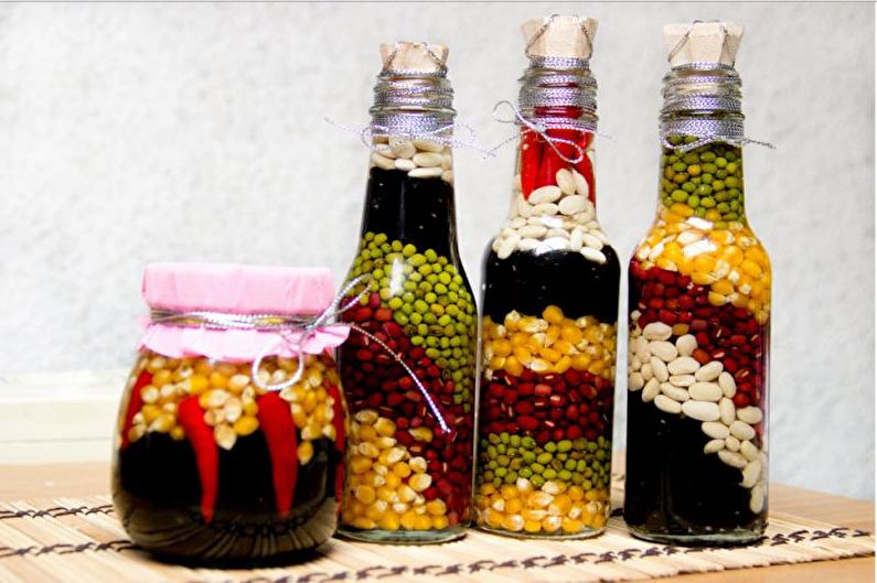 Направи сам дизайн на бутилки - Декор зеленчуци и плодове