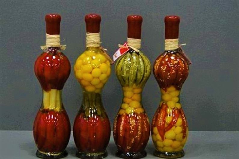Dekoracja butelki DIY - Dekoruj warzywa i owoce