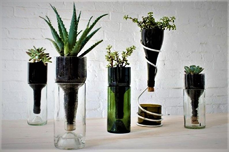DIY Bottle Decor - Decoração Floral