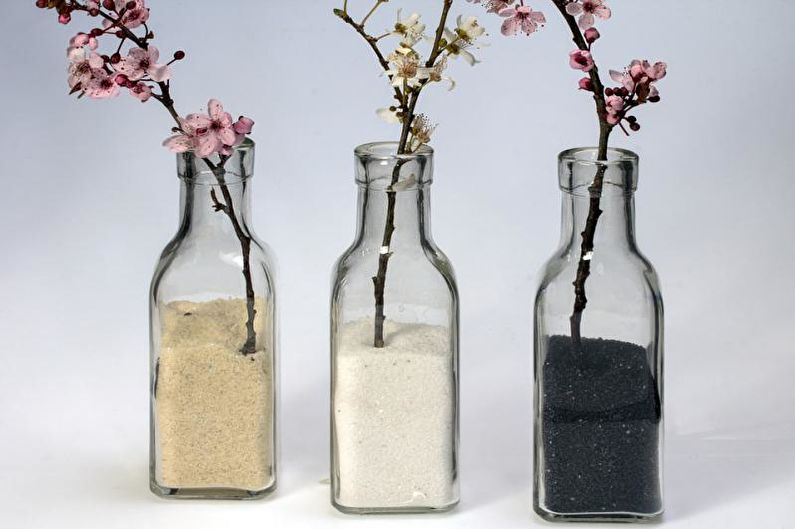 DIY Bottle Decor - Floral Decor