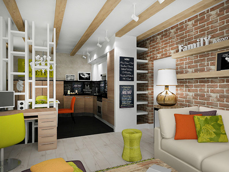 “Quente e luminoso”: apartamento no estilo Fusion - foto 1