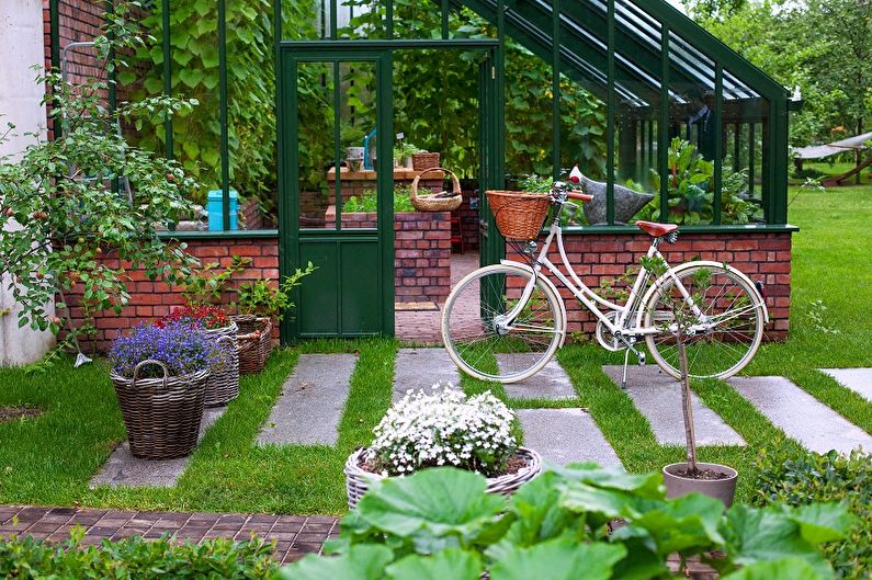 DIY záhradné chodníky: 50 fotografických nápadov
