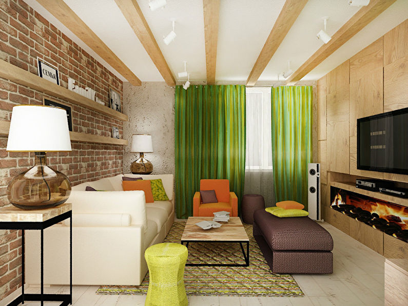 „Ciepłe i jasne”: mieszkanie w stylu Fusion